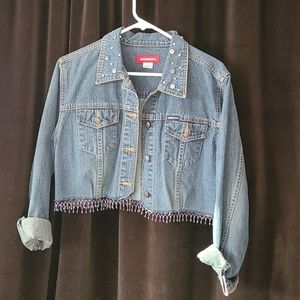 Beaded Union bay jean jacket